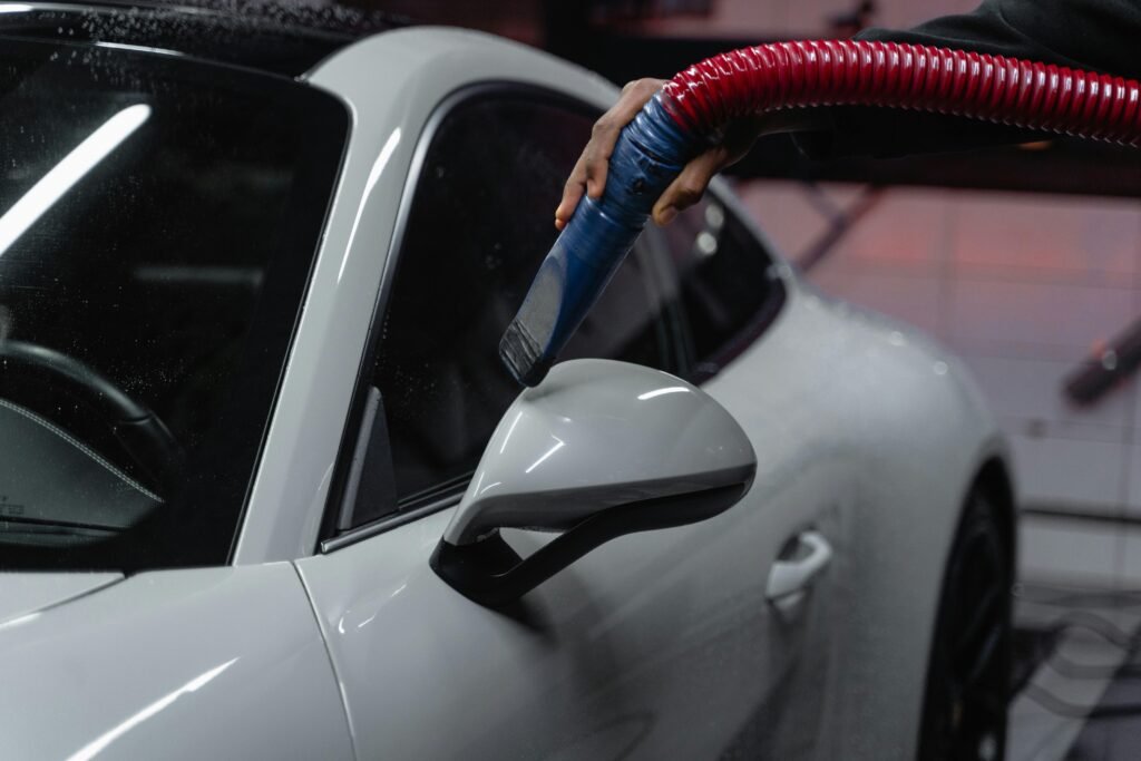 car detailing website design